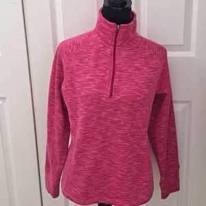 Tek Gear Women's 1/2 Zip Mock Neck Pullover. Size L